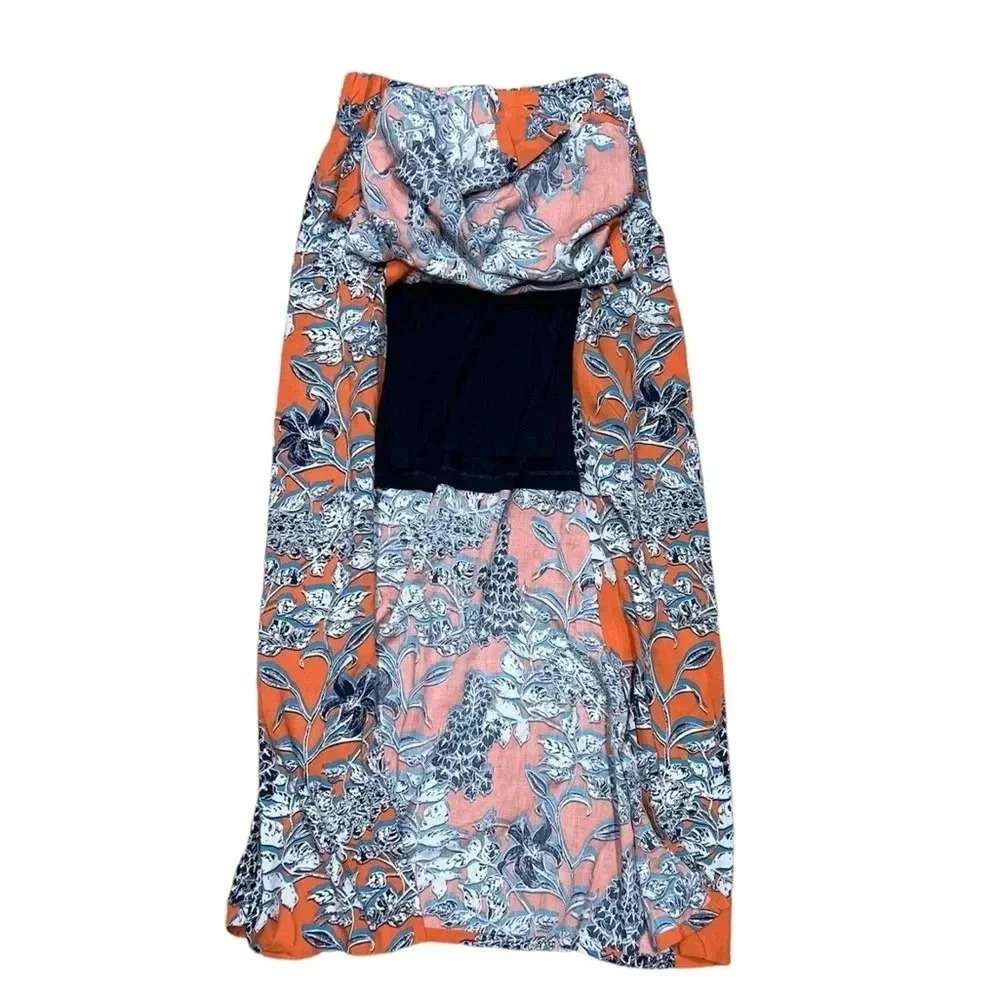 Cabi Calypso Maxi Skirt Paradise Floral Faux Wrap Sash Elastic Style 5250 size S - Picture 9 of 10